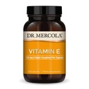 Dr Mercola Witamina E, 90 Servings (90 kapsułki), 134 mg na kapsułkę, Suplement diety, Wspiera zdrową skórę, Non-GMO