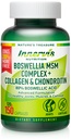Boswellia MSM Complex 150 Caps - Wspiera wspólne zdrowie 124; Kolagen, Chondroitin, Turmeric