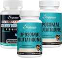 Liposomal Glutathione Softgels - 120 Softgels + Stworzenie Monowodzian Mikronizowane - 60 Liczby