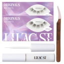 Lilac St - Originals Starter Kit - Zawiera naturalne Faux Eyelash Clusters (10mm & 12mm), Klej klarowny Lash, & Lash Applicator - Lekki i Lifelike - Lasts 10 Dni - Okrucieństwo wolne, Wegan - 20 Lash