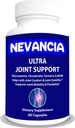 Ultra Joint Support - Glukozamina, Chondroitin, Turmeric, MSM, Boswella, Bromelain, Metionina - Pomaga w wspólnym komforcie i stabilności - wspomaga wspólną elastyczność i mobilność - 60 Kapsułek