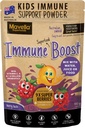 Dzieci immunologiczny proszek wsparcia - immunologiczny Boost z witaminą C A + E, Magnezu i probiotyki dla 9 Superberry - Berry Taste Odporność Gummies Alternatywny 3.52oz (100g)