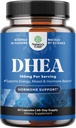 DHEA Supplement for Women & Men - Pure DHEA 100mg for Hormon Balance, Poprawia stabilność nastroju, Funkcję mózgu, System immunologiczny, Energia i płodność - Kapsułki dehydroepiandrosteronu dla dorosłych - 60 Ct