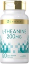 Carlyle L- Theanine 200mg Supplement Supplement 124; 120 kapsułki 124; Non- GMO, Gluten Free