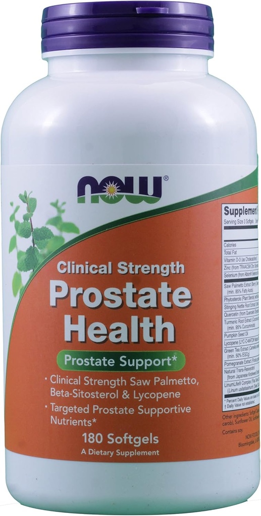 Siła kliniczna Prostate Health, Soft- Gel, 180-2 Pack