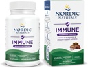 Nordic Naturals Immune Mushroom Complex, Unflavored - 60 Kapsułki - Wsparcie adaptacyjne - Multi- Mushroom Blend - Optimal Wellness - Non-GMO - Certified Vegan - 30 Służenia