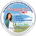 Trzy Lollies Preggie Pop Drops, Natural Green Apple, 21 Count