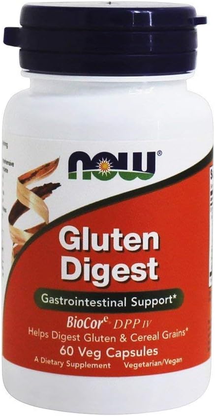 Teraz żywność - Gluten Digest Gastro- Wsparcie jelitowe - 60 Kapsułki wegetariańskie