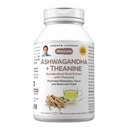 ANDREW LESSMAN Ashwagandha + Theanine 180 kapsułki - standardowy ekstrakt. Promuje Relaks, Focus i Balanced Mood. Małe kapsułki łatwe do połknięcia