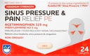 Rite Aid Sinus Pressure and Pain Reliever PE, Non-Drowsy - 24 Tablets Evidence 124; Sinus Relief Evidence 124; Pain Relief Evidence 124; Nasal Decongestant Evident 124; Cold Medicine for Available Evidence 124; Allergy Medication Evidence 124; Allergy Relief Evidence 124; Mucus Relief