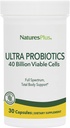 NaturesPlus Ultra Probiotyka - 30 Kapsułki wegańskie - Pełna widmo Support Body - Zawiera Acai prebiotyczne - 30 Służenia
