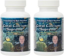 Bobs Best Coral Calcium Supreme I 100% Czysty Koral Morski, 74 Minerały Ślad I 90 Kapsułki, Opakowanie po 2