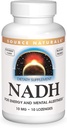 Źródło Naturals NADH 10mg, Boost Energy and Mental Alertness - 10 tabletek