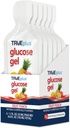 TruEplus Glukoza żel Pouch, Fruit Punch Flavor, 15 g Szybkodziałające węglowodany, Tłuszcz wolny, Gluten wolny, Szybkie wsparcie dla niskiego cukru i energii krwi, 6 Pack