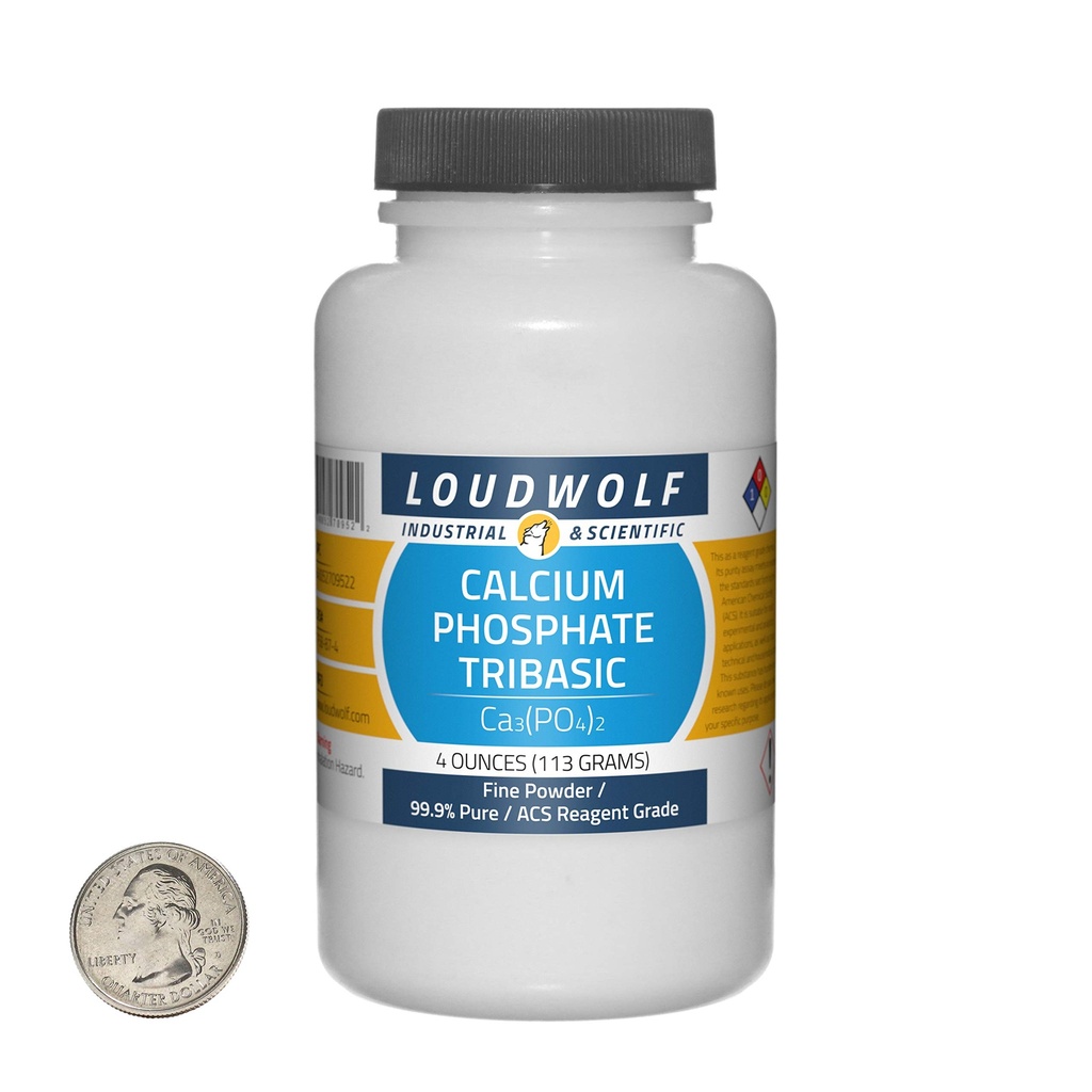 Fosforan wapnia Trójzasadowy / 4 Butelka z ounce / 99,9% Czysty odczynnik ACS