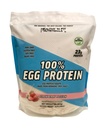Zdrowe N Fit 100% EGG PROTEIN - Truskawka (12oz): 100% Białko jaja PLUS naturalne Peptydy. Naturalnie Sweetened, Zero Carb, Keto, Paleo Friendly