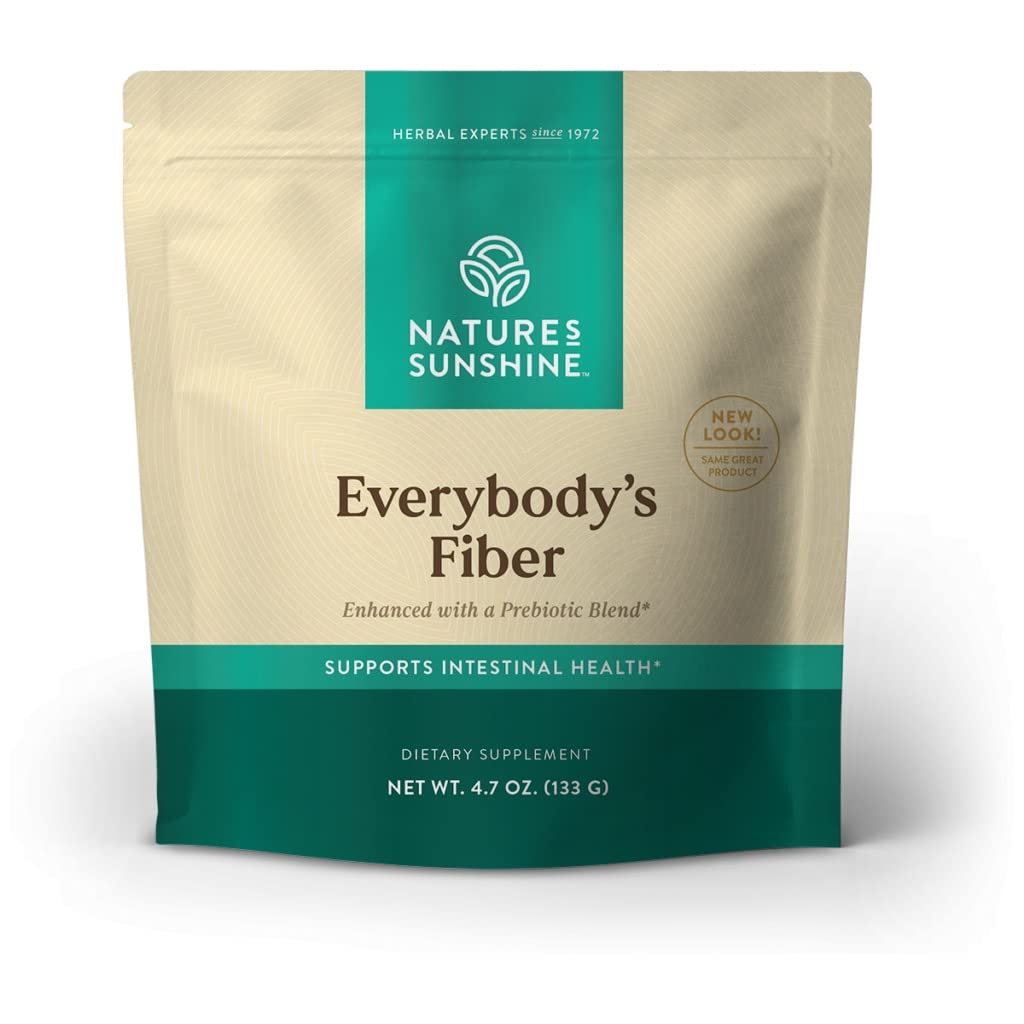 Nature Sunshine Everybody 's Fiber, 4.6 oz. Xi124; Promotes Bowel Regularność, Usuwanie odpadów, i Zdrowie trawienne z Ziołowych składników