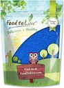Żywność Live Blue Spirulina Proszek, 4 uncje - Czysty Surowy Blue- Green Algae Extract, Kosher, Wegan, Nienapromieniowany, Bogaty w fikocyjaniny, Wielki dla soków, Smoothies, Shakes, Drinki i barwniki żywności