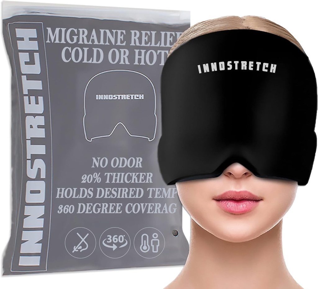 Ból głowy i Migrena Relief Cap Ice Hats for Migraines to Reduce Intensity of Migrene Migrene Head Wrap and Migrene Relief Mask Headhead Pack Używany do chłodzenia głowy Wrap Migrena Mask