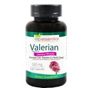 Valerian Korzeń kapsułki Organic 500mg Herb Extract Supplement 100 Tabletki