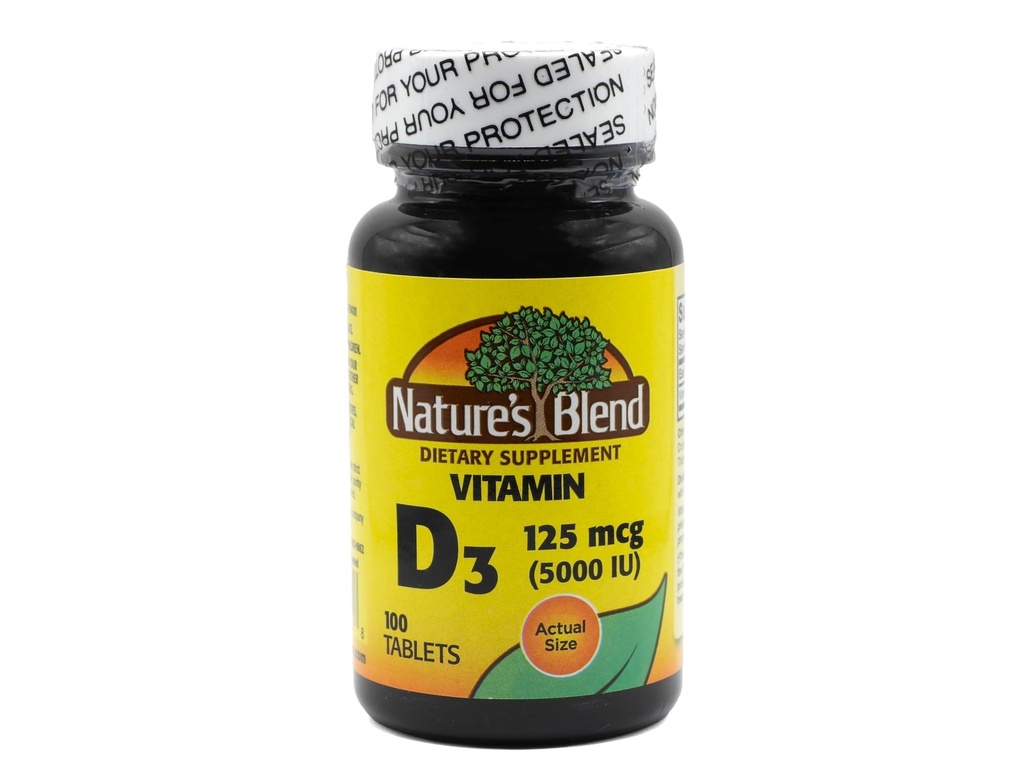 Mieszanka naturalna Witamina D3, 5000 j.m. 100 tabletek
