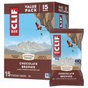 CLIF BAR - Bary białka energetycznego - Czekolada Brownie - Wykonane z Owies organicznych - Bary energetyczne - Non-GMO - (15 Pack)