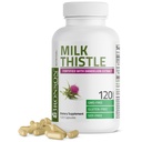 Bronson Milk Thistle Silymarin Marianum & Dandelion Extract Liver Health Support, Antioksydant Support, Detox, 120 kapsułki