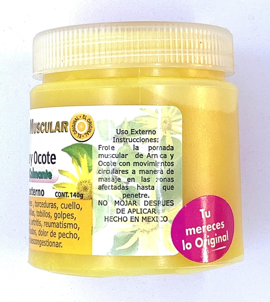 Muscle Pomade z rumiankiem i sosną ocote ekstrakty 140grs.