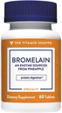 Witamina Shoppe Bromelain 500MG & 2000 GDU, Wspiera trawienie i wchłanianie białka, Enzym zabarwiony z ananasów (60 kapsułek)