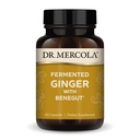Dr Mercola fermentowany imbir z Benegut - Wsparcie Digestive & Gut Health - Pomoc Sporadyczne Gaz, Bloating & Discomfort - Non-GMO, Gluten- Free & Soy- 60 Kapsułki (60 Servings)