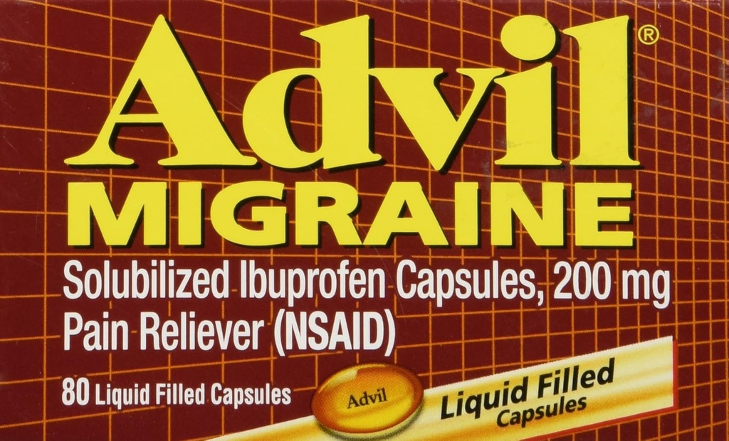 Advil Migrena - 80 Kapsułki wypełnione płynem