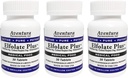 Plus ® 3mg 3 opakowania L- metylfolan Metylfolan metylu Metylfolan Medical Food Supplement Professional Siła Aktywna Czysta Moc 30 Tabletki