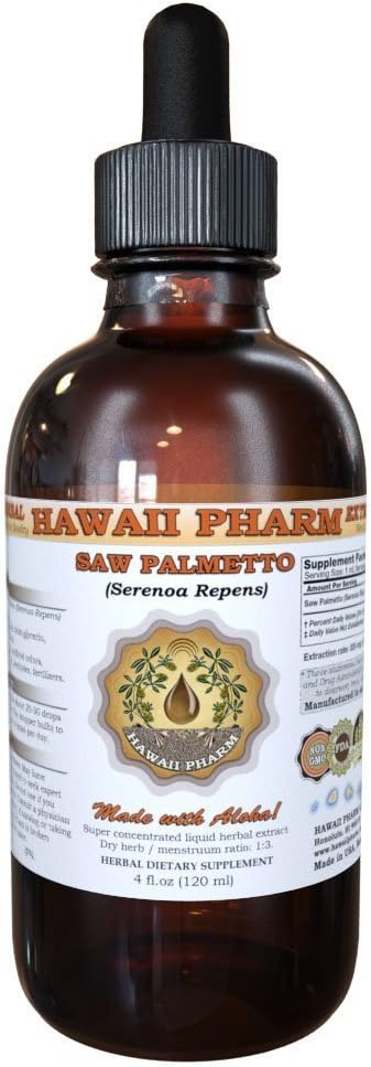 HawaiPharm Saw Palmetto (Serenoa Repens) Liquid Extract 2 fl.oz