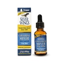 Natural Path Silver Wings Colloidal Silver Liquid - ulepszony suplement wsparcia immunologicznego - 250ppm (1250mcg) - 1oz Dropper