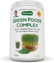 ANDREW LESSMAN Green Foods Complex 600 Servings - Dostawy Bloki budowlane dla zdrowego wzrostu tkanki, Wsparcie dla wątroby. 100 mg Każda z trawy jęczmiennej, Trawa pszenna, Blue Green Algae, Chlorella, Spirulina