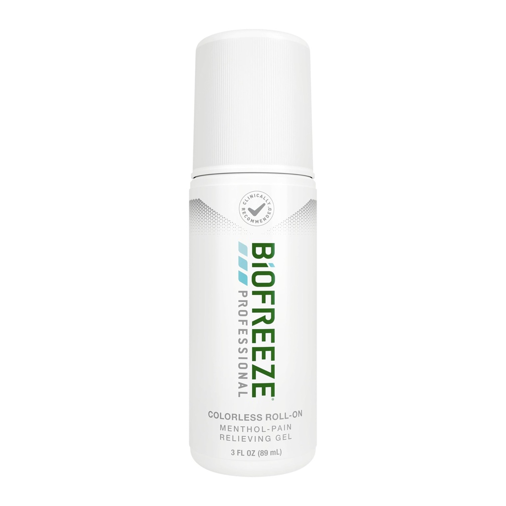 Biofreeze Overnight Relief Pain Roll- On, Artreeze Reliever Pain, Knee & Lower Back Pain Relief, Sore Muscle Relief, Lavender Scent, FSA Kwalifikujące, 2.5 FL OZ Biofreeze Menthol Roll- On