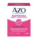 AZO Dual Protection, Urynary + Wsparcie waginalne, Prebiotyki i Probiotyki dla kobiet *, Zaczyna pracować w ciągu 24 godzin, Non-GMO, 30 Hrabia