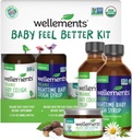 Wizyty Organic Baby Feel Better Kit dla 4 miesięcy + 124; Symulacja dzień & noc z Chest & Foot Rub 124; Soothing Comfort * dla dzieci 124; USDA Certified Organic, Non-GMO, delikatny zestaw opieki nad dzieckiem