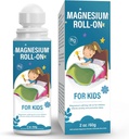 Magnezu Lotion dla dzieci, Magnezu Roll na sen i spokój - Pomoc dzieciom Spokój i sen, Topical krem magnez - Wsparcie zbalansowanego nastroju, Pościel & Noc
