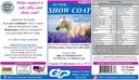 SU-PER Show Coat Supplement for Horses - Supports Soft, Silky, and Shiny Coat - Faster Mane and Tail Growth - Amino Acids, B-Complex Vitamins and Minerals - 12.5 Pound, 3 Month Supply