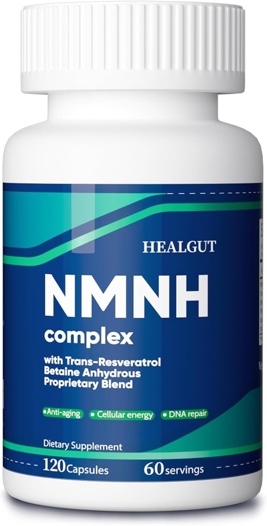 NMN Supplement Alternative for Aging Women: NMNH Liposomal (Dihydronicotinamid Mononucleotyde) z trans- Resveratrol & Betaine Anhyfular to Support NAD + and Anti- Aging -120 kapsułki