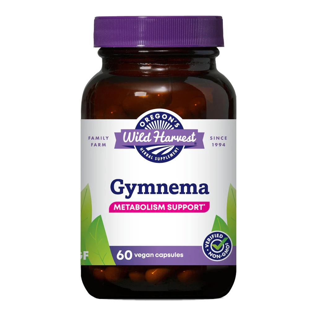 Oregon 's Wild Harvest Gymnema Herbal Supplement Vegan kapsułki, 60 Hrabia