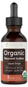 Carlyle Organic Nascent Jod Liquid Drops 124; 2 fl oz Nex124; Vegan Supplement Equipment 124; Non-GMO, Gluten Free