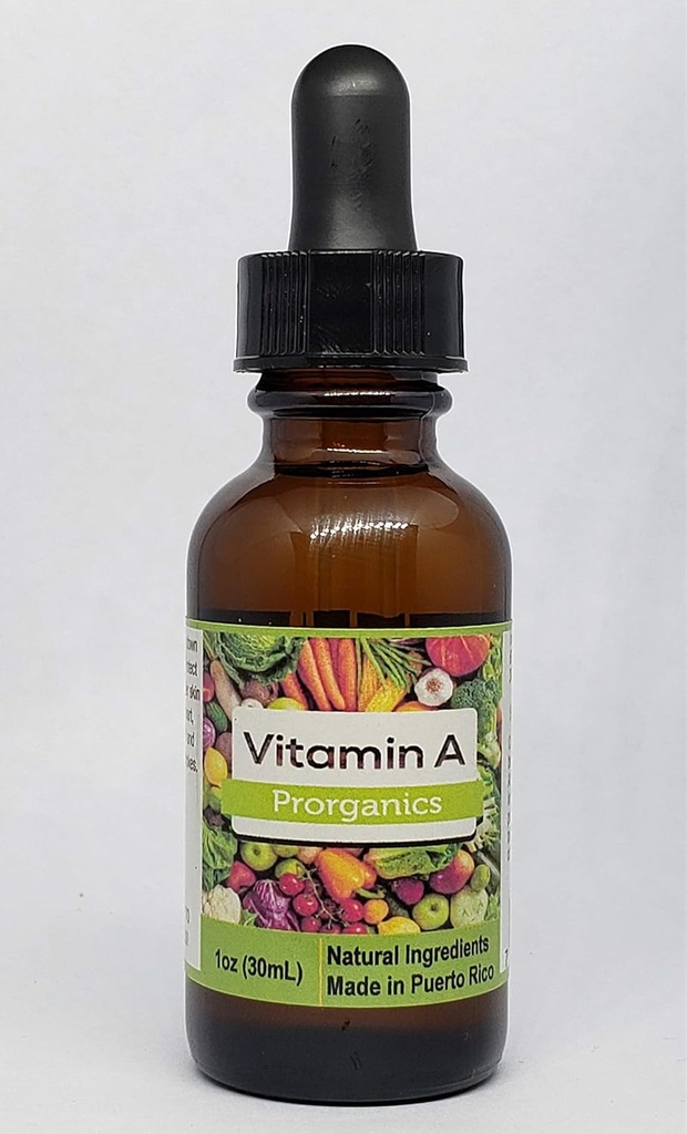 Rzadkie 1oz Organic Liquid Witamina A przez Praorganics.