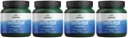 Swanson 100% Czysty Inozytol Proszek - Naturalne uzupełnienie Promowanie Focus & Relaxation - Nerve & Cellular Support- (8oz) 4 Pack