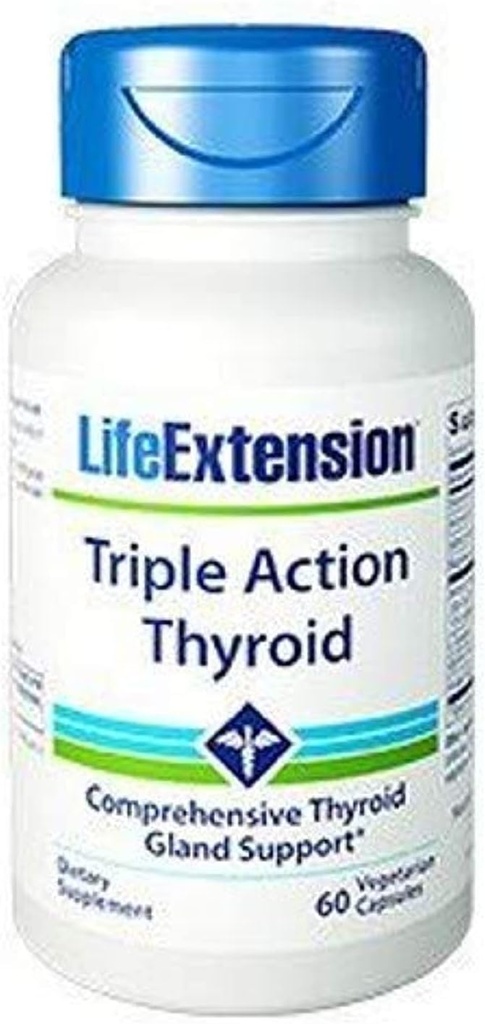 Triple Action Thyroid 60 Vegetarian Capsules- Pack-2