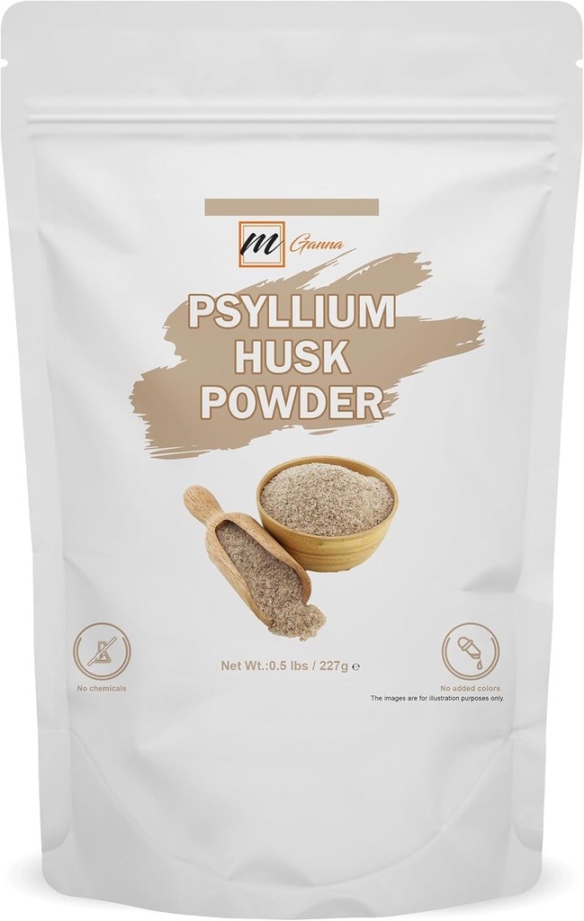 100% Natural Psyllium Husk (Cały) do pielęgnacji zdrowia 227 GMS / 0,5 LBS