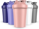 JEELA SPORTS 5 Butelki z białkami do mieszania białek - 20 OZ- zmywarka do naczyń Bezpieczne shaker cups do shake 'ów z białkami - Puchar shaker dla butelki z białkami do shakera z białkami do shake' ów
