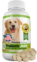 Niesamowite Probiotyki dla psów Eliminuje Biegunkę i Gaz z Hip Joint Relief Pain, 120 Przeżuć