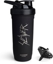 Smartshake Rockband Reforce Stainless Steel Protein Shaker Butelka - Nieizolowana butelka siłowni 124; Butelki metalowe Shaker - 900 ml Xi124; 30 oz - Leakproof Screw- on Lid - BPA Free Xi124; Slayer, Scratchy Logo